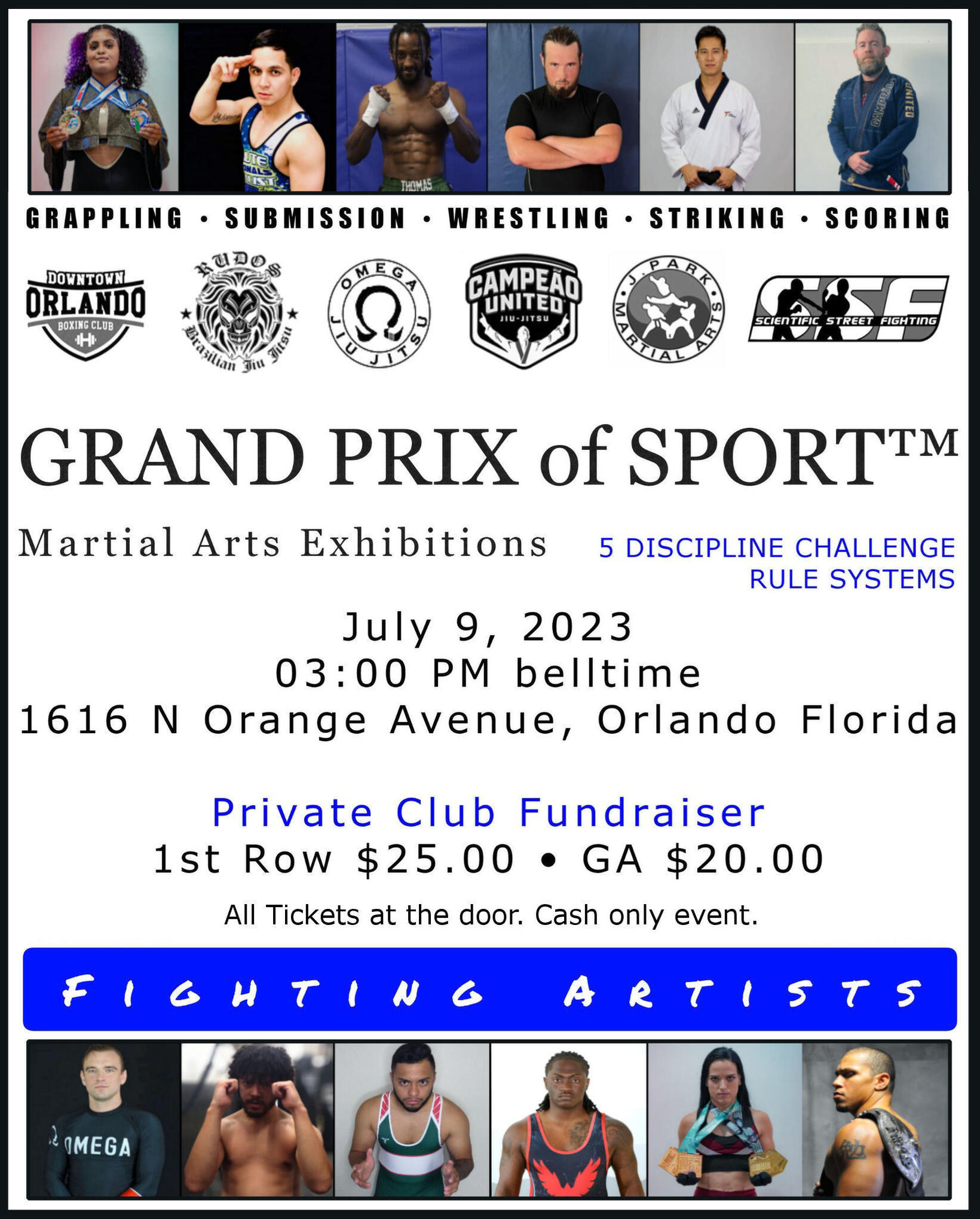 Grand Prix of Sport℠ Martial Arts Exhibitions